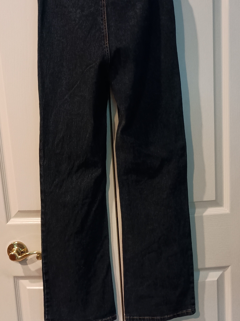 DG2 by Diane Gilman Dark Blue High-Waist Wide-Leg Jeans - Picture 8 of 9